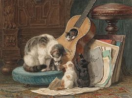 Henriëtte Ronner-Knip - De muzikanten (ca. 1876 - ca. 1877)