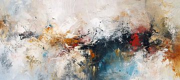 Rough Poetic Texture | Abstract Earth tones sur Tableaux ARTEO