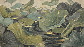 Golden Lotus Waters von Siti Zuliana