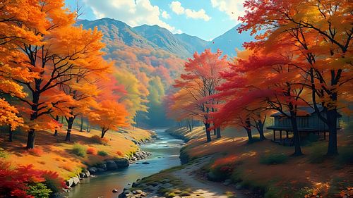 Magie van de bladerdans