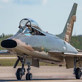 North American TF-100F Super Sabre. van Jaap van den Berg