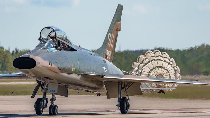 North American TF-100F Super Sabre. by Jaap van den Berg