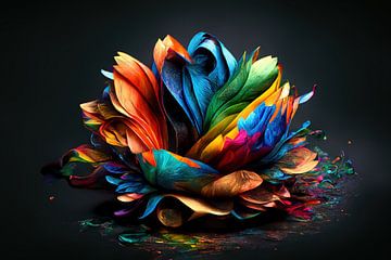 Farbenblüte von Horst Dreisbach