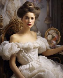 Klassiek en romantisch portret van Carla Van Iersel