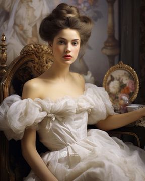 Classic and romantic portrait by Carla Van Iersel