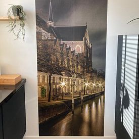 Customer photo: Historical Dordrecht by Night (Netherlands) by Tux Photography, as wallpaper