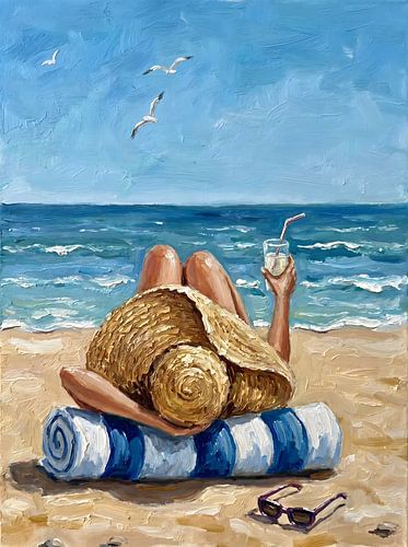 Entspannung am Sommerstrand