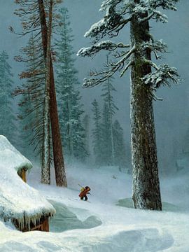 Albert Bierstadt,Winter, California, 1872