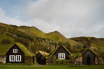 Typisch IJslandse huisjes van Fenna Duin-Huizing