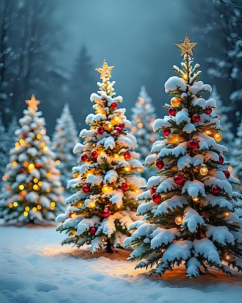 Conifer magic by Jean Pierre