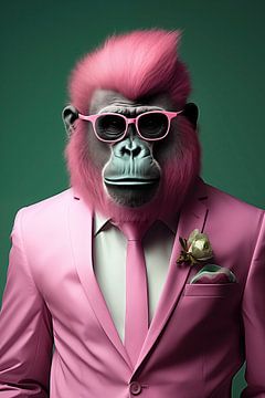 Hippe gorilla van Bert Nijholt