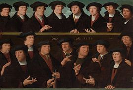 Un groupe d'archers, 1529, Dirck Jacobsz
