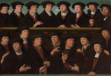 Eine Gruppe von Bogenschützen, 1529, Dirck Jacobsz