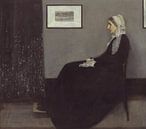 Arrangement in Grau und Schwarz Nr.1 (Whistler's Mother), James Abbott McNeill Whistler von Meisterhafte Meister Miniaturansicht