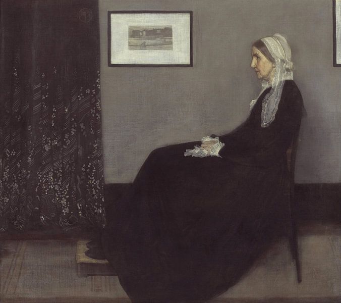 Arrangement in Grau und Schwarz Nr.1 (Whistler's Mother), James Abbott McNeill Whistler von Meisterhafte Meister