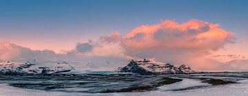 Wintersonnenaufgang Skaftafell Nationalpark, Island von Henk Meijer Photography