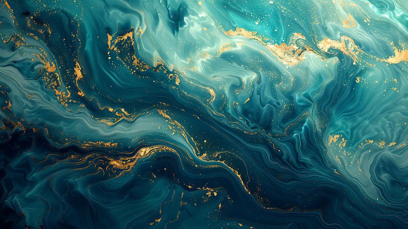 Waves in the sea by Thea