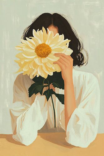 Verborgen achter de Dahlia no.3