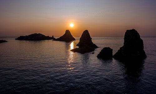 Cyclopen Rotsen, zonsopkomst