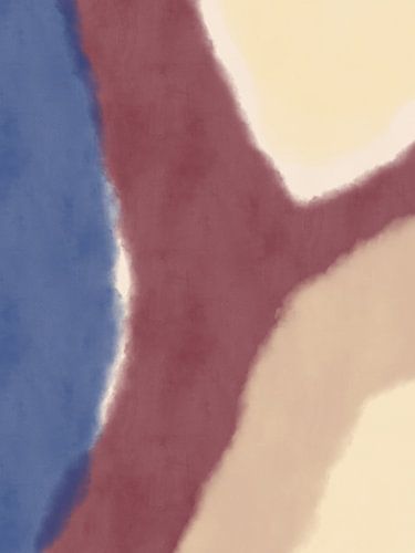 Art abstrait coloré de style rétro des années 70