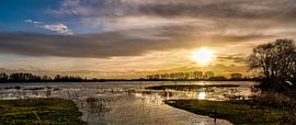 Sunset Rijn.