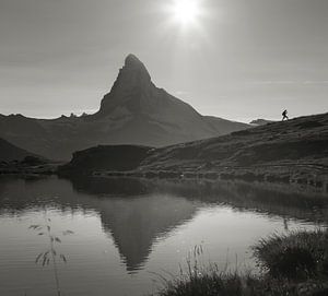 Wanderer am Matterhorn