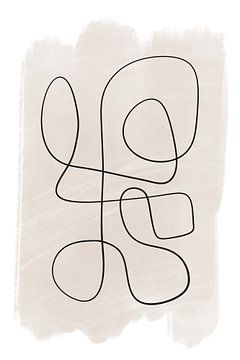 Moderne abstrakte Kunst - Linien 4 von Studio Malabar