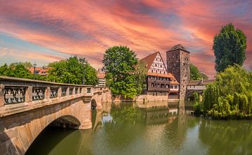Skyline of Nuremberg in Bavaria by Animaflora PicsStock