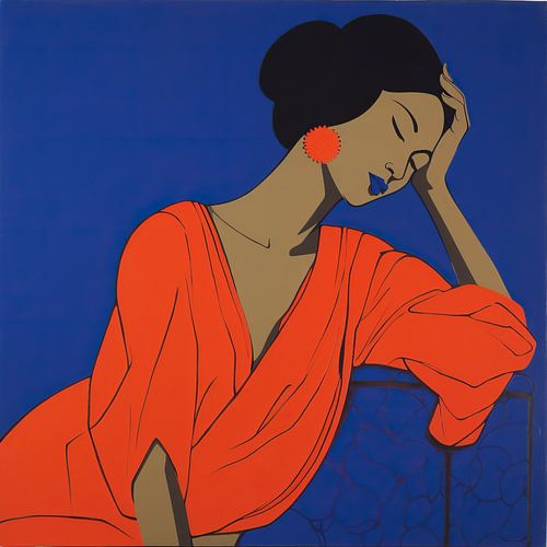 Colourful Profile | Modern Portrait