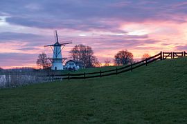De Vlinder Windmill by Marco Almodova