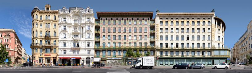 Wien | Wienzeilenhäuser von Panorama Streetline