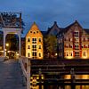 Die Pelser Brücke in Zwolle bei Nacht von Paula Ketz
