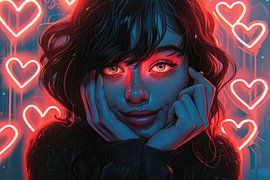 Verträumte Augen erfreuen von Abstraktes Gemälde