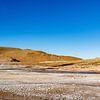 Landschap met geisers van El Tatio in het Andes gebergte, Chili, Zuid-Amerika van WorldWidePhotoWeb