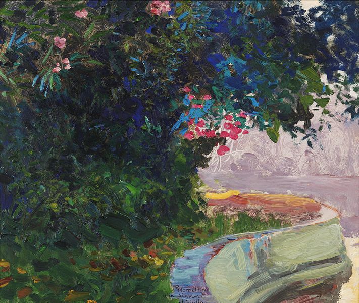 Plinio Nomellini~Vue de la campagne par finemasterpiece