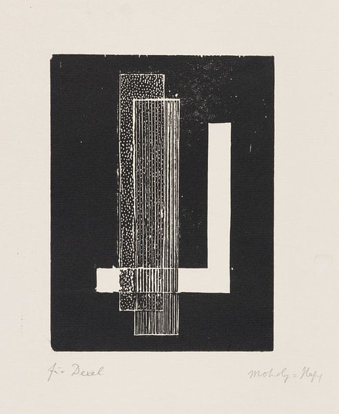 Bauhaus, LÁSZLÓ MOHOLY-NAGY, sans titre, 1922 par Atelier Liesjes