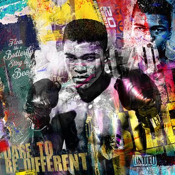 Muhammad Ali van Rene Ladenius Digital Art