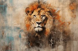 Streetart Lion 3 by Danny van Eldik - Perfect Pixel Design