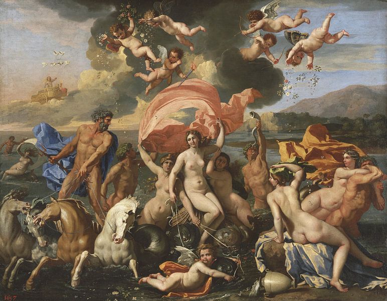 The Birth of Venus, Nicolas Poussin by Masterful Masters