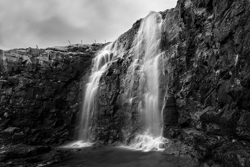 Small waterfall at the edge of the path by Thomas Heins