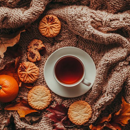 Koffie met koekjes