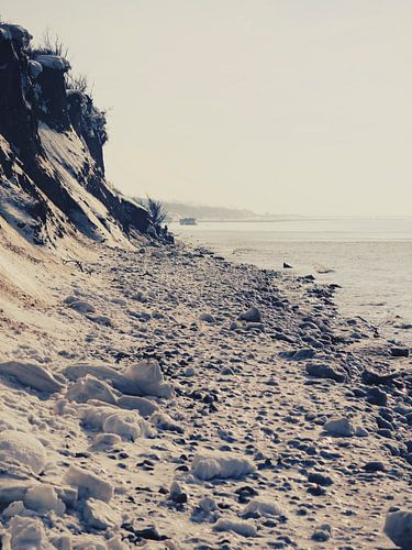 Winterstrand Hohes Ufer Ahrenshoop