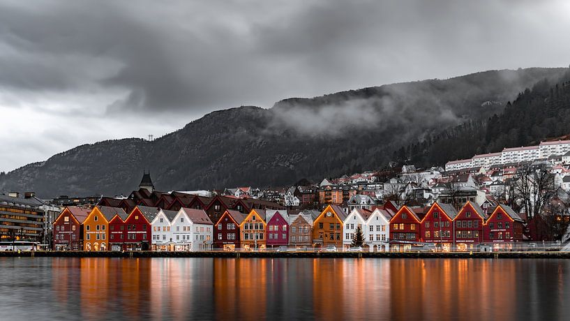 Bryggen, Bergen par Michael Fousert