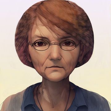 Grandmother E by Harmanna Digital Art