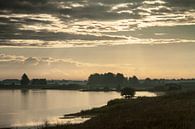 Huis aan het meer by Wim de Lange thumbnail