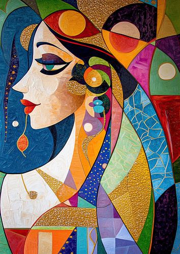 Geometrische Dame