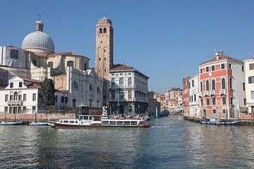 Venetië - Uitzicht over het Canal Grande naar het Cannaregio kanaal