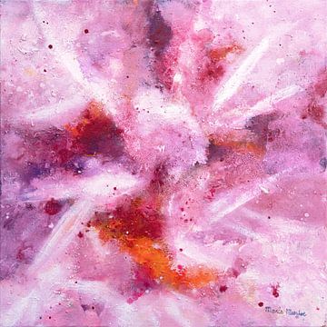Pink Galactic Explosion van Maria Meester
