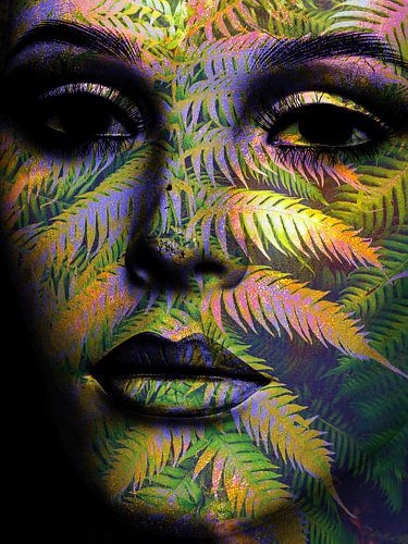 The face with the fern