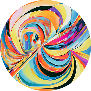 Schepping van kleurenpaletten Abstract Schilderij